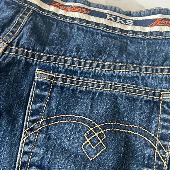 Karl Kani‎ Denim Jean Shorts. Detailed  waistband. Size 10 - Picture 10 of 14